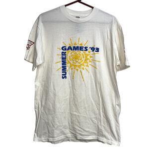 Vintage Special Olympics‎ California Summer Games 1993 Size L Sun Shirt